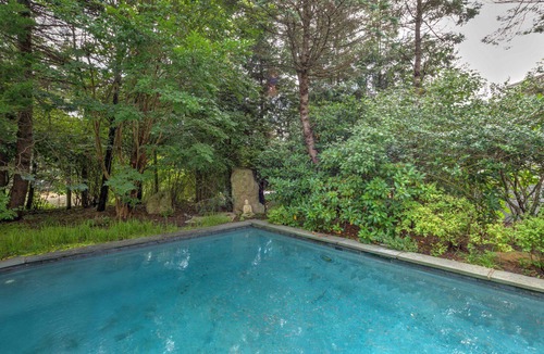 Beach Hampton House | Organic-Modern Style home with private pool, open-floor plan, grand back...