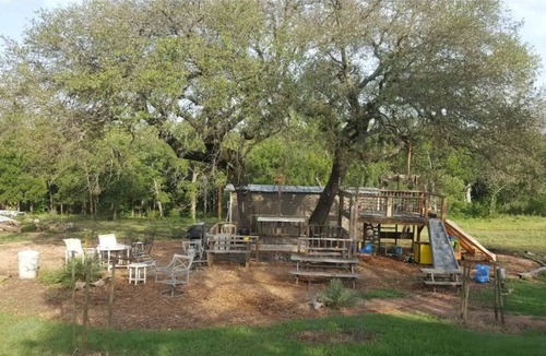 Marble Falls House | Orrasis dry tent site, LINGER