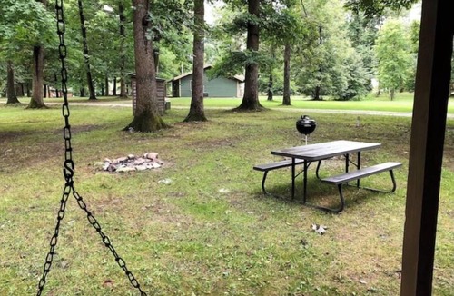 Triumph Cabin | Osage cabin, sleeps 4 at Kishauwau Cabins near Starved Rock- no animals allowed
