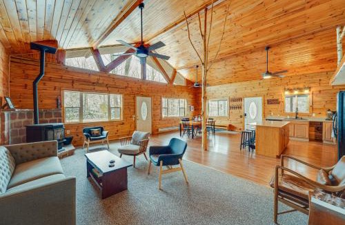 Oswegatchie House | Oswegatchie River Cabin with Kayaks and Fire Pit!