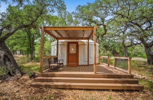 New Braunfels House | OT 3515H Texas Yurt Haus Horned Frog