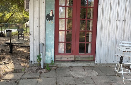 Normangee Cabin | Out in the country! Tranquil cabin in Leon County. Cute converted Goat Shed!