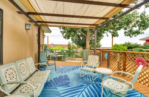 Albuquerque House | Outdoor Bar & Large Pool: Retro ABQ Retreat!