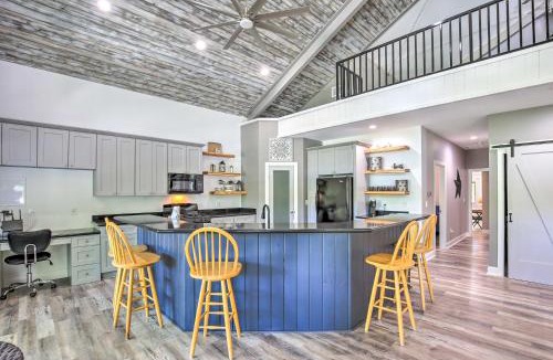McQueeney House | Outdoor Entertainment Space: Home in McQueeney
