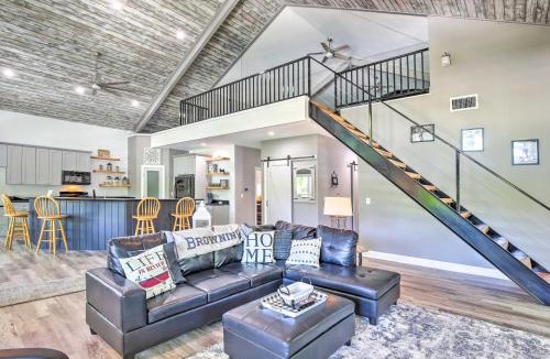 McQueeney House | Outdoor Entertainment Space: Home in McQueeney