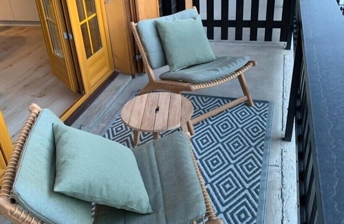 St. Luc Apartment | Outside: Apartment for 3 persons on the 4th floor with elevator, balcony with view, shuttle bus stop