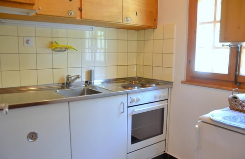 Saint-Luc Ski Chalet | Outside: cottage for 4 people, ground floor with garden and garden furniture, balcony -Interior: 80