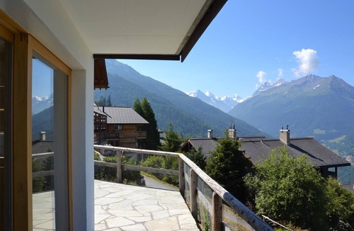 St. Luc Ski Chalet | Outside: Spacious chalet on 3 floors, sleeps 8, beautiful panoramic view, 2 minutes from the bus sto