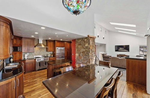 Winchester Bay House | Overlook the Winchester Bay Harbor from the spacious 3rd Level!