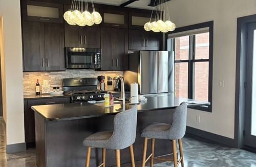 Brevard Apartment | Overlooks downtown Brevard with stunning mountain views!