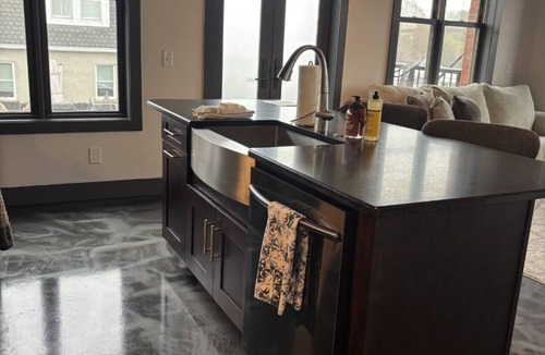 Brevard Apartment | Overlooks downtown Brevard with stunning mountain views!