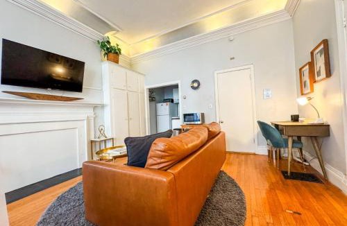 Back Bay Apartment | Oversized Furnished Brownstone Studio in Back Bay