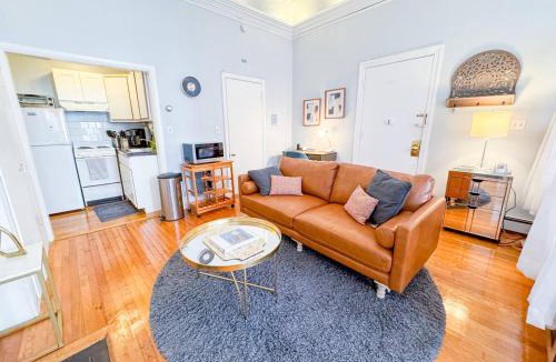 Back Bay Apartment | Oversized Furnished Brownstone Studio in Back Bay