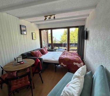 Ovronnaz Apartment | Ovronnaz - Studio with beautiful view and parking