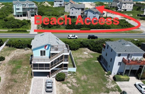 South Nags Head House | Owner Managed, Pool, Hot Tub, EV Charger, Putt Putt, Corn Hole, Linens Included…