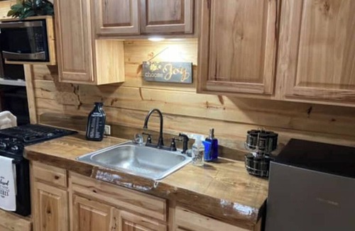 Roach Cabin | Ozark Oasis Luxury Cabin: Cozy one-bedroom with AC
