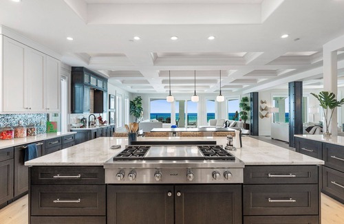 Crystal Beach House | Palazzo Del Mar - Beachfront Estate with Pool, Movie Theater, Poker Room, and Guest House