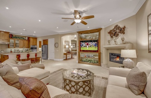 Rancho Santana House | Palm Oasis: Pool, Spa, Putting Green, BBQ!