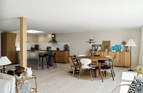 Sjllands Odde House | Panorama and bridge at Sejerø Bay