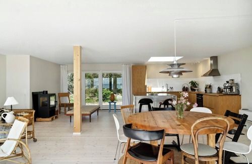 Sjllands Odde House | Panorama and bridge at Sejerø Bay