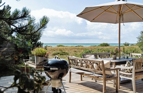 Sjllands Odde House | Panorama and bridge at Sejerø Bay