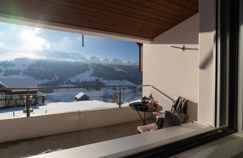 Wildhaus-Alt St. Johann Apartment | Panorama Blick 2.5-room holiday apartment with mountain view