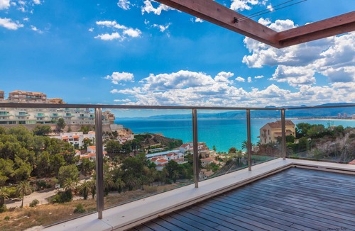 Faro de Cullera House | Panoramic chill-out, A/C, Sea views, swimming pool & WIFI. 4 double bedrooms.