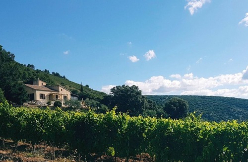 Saint-Jean-de-Fos Villa | panoramic cottage with swimming pool