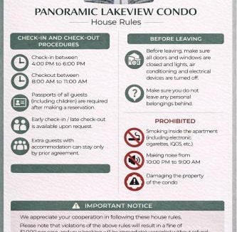 Central Waterfront Apartment | Panoramic Lakeview Resort Living 3BDR