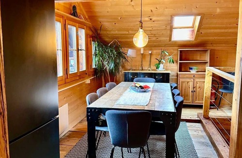 Rougemont Ski Chalet | Paradise View - 5 BR Gstaad Paradise View Chalet with Outdoor Jacuzzi