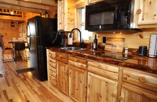 Millersburg Cabin | ParadisePeak Hummingbird Cabin with indoor Jacuzzi in the heart of Amish Country