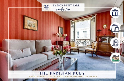 Sorbonne Apartment | Parisian Ruby -Timeless Charm- by Mon Petit Faré