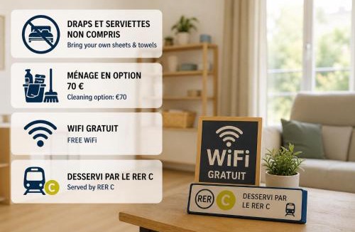 Saint-Cheron House | Parisylva 3 Ch - 6 Pers Paris 45 Min