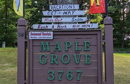 Perry House | Park model unit #1 for rent by Silver Lake NY