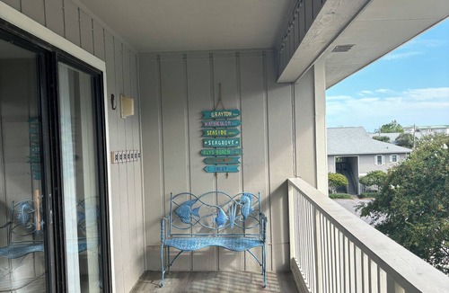 Seagrove Beach Condo | Park your car and walk everywhere! Including the new beach access!