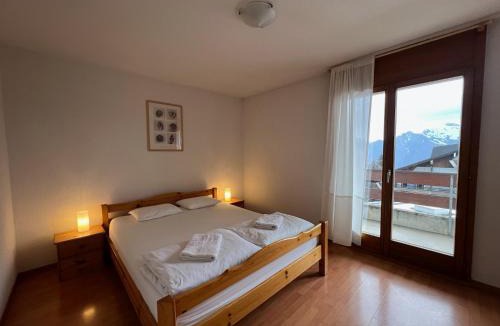 Vionnaz Apartment | Parking plus terrasse pour 4 personnes au ski