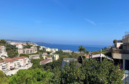 Caucade Apartment | PARORAMIC SEA VIEW LARGE TOP FLOOR APARTMENT RENTED NICE TERRACE SWIMMING POOL
