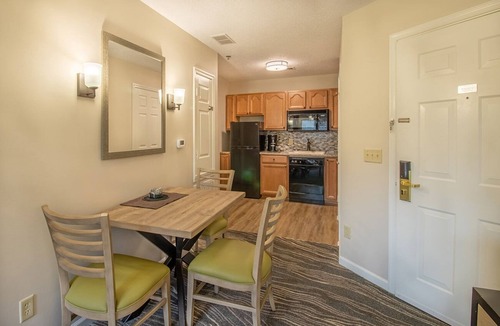 McGaheysville Condo | Partial Kitchen, King Bed, sleeps 4
