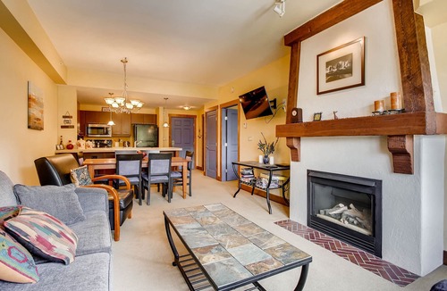 Copper Mountain Village Condo | Passage Point 1BR/1BA, Ski Slope Views, Walk to Lifts