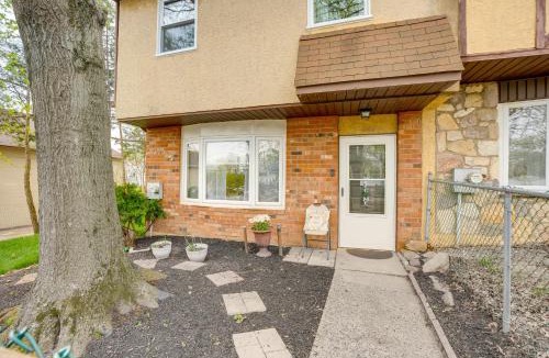 Willow Grove House | Patio and Fire Pit Central Willow Grove Home