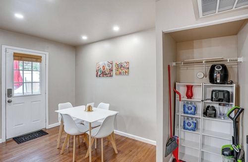 Willow Grove House | Patio + Fire Pit: Central Willow Grove Home