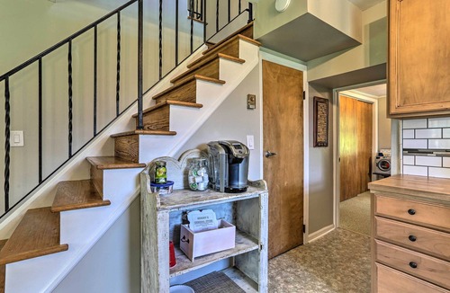 Hellertown Cottage | Patio & Fire Pit: Idyllic Cottage in Hellertown!