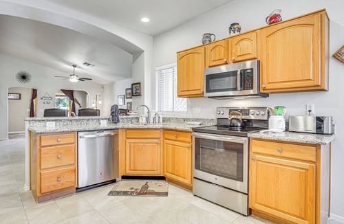 Fletcher Heights House | Patio + Fire Pit: Peoria Getaway Near Golfing!