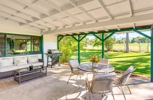 Mancos House | Patio & Mountain Views: Farmhouse in Mancos!