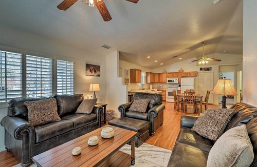 Sedona House | Patio & Mtn Views: Tranquil Sedona Gem
