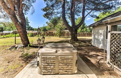 Cottonwood-Verde Village House | Patio & Yard: Dtwn Cottonwood Home!