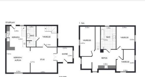 Hjørring Apartment | patriciervilla i 2plan udlejes