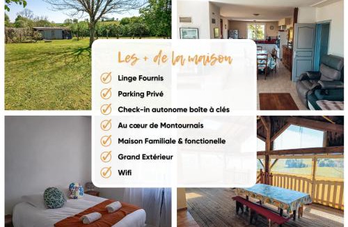 Montournais House | Pavillon du Capitaine -25min Parc-By R&G