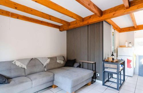 Foulquines Villa | Pavillon Studio Mezzanine à Narbonne-Plage avec Piscine - FR-1-409-241