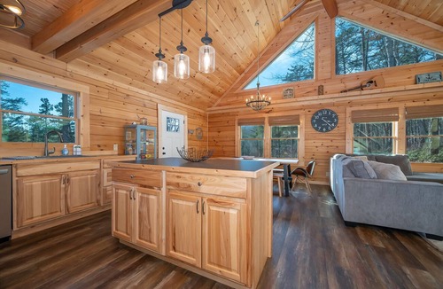Lake Lure Cabin | Paws Awhile | Pet-Friendly Lake Lure Cabin with Mountain Views, Deck, & Easy Access to Tryon